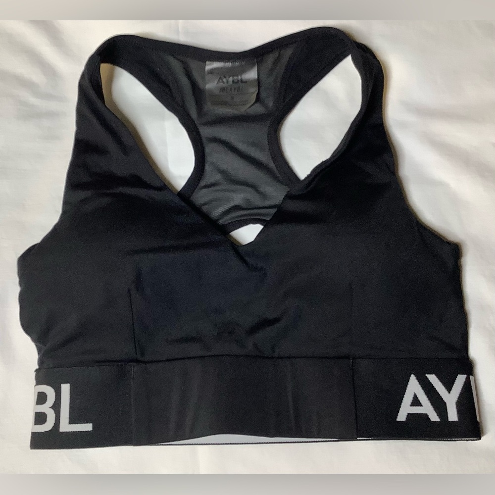 AYBL SPORTS BRA SIZE S BLACK
